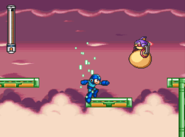 Mega Man 7 screenshot - Cloud Man